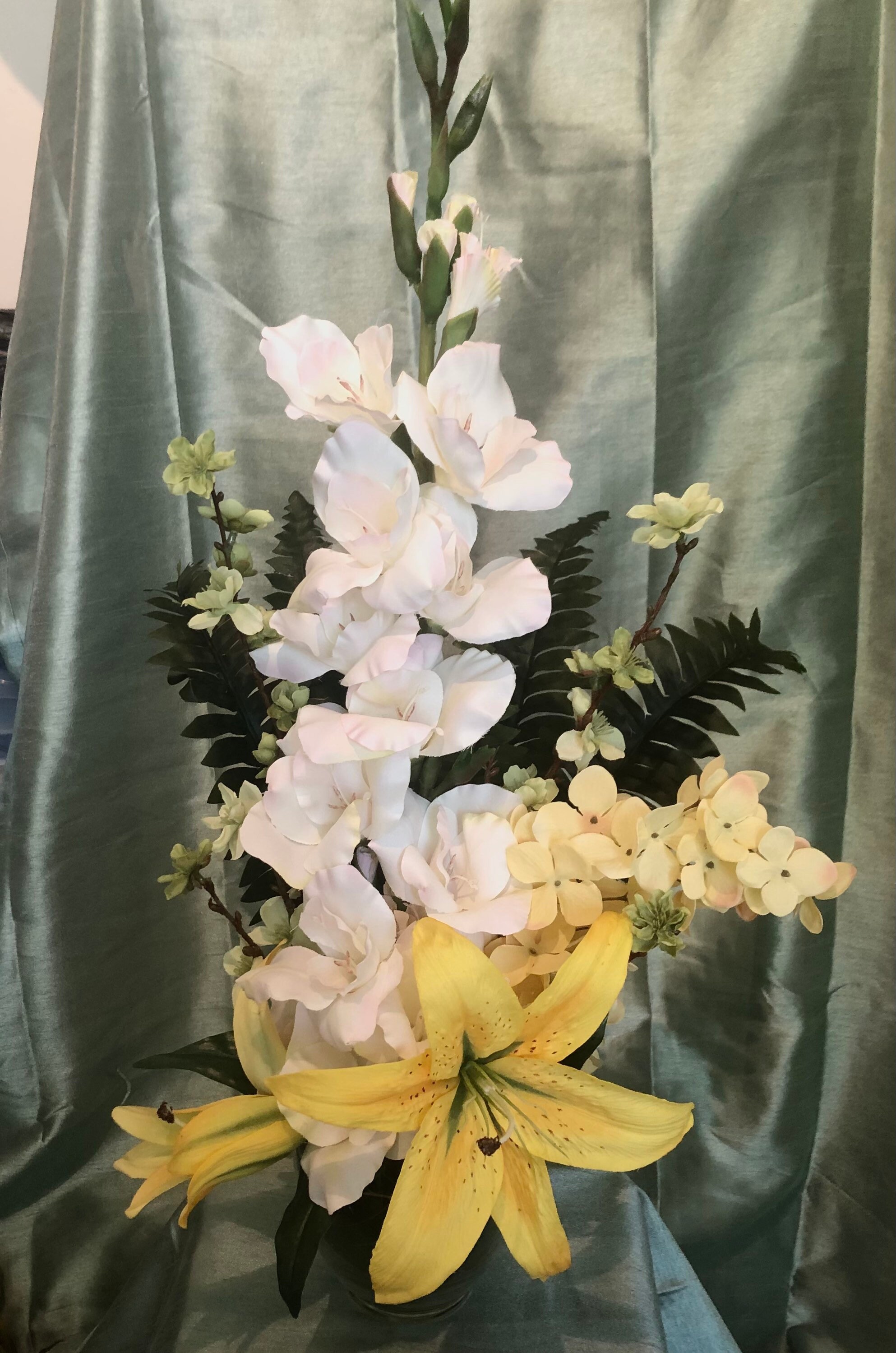 Gladiolus Memorial Arrangement Etsy UK
