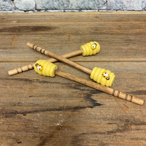Tiered Tray Decor Honey Dipper, Bee themed, Wood Honey Dipper
