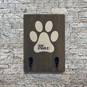 Custom Double Hook Dog Leash Holder