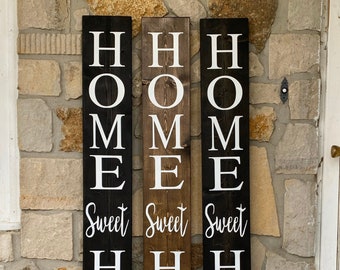 Home Sweet Home Front Porch Sign | Front Porch Decor | Entryway Sign | Housewarming Gift | Porch Leaner | Gifts for Her