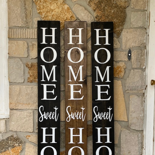 Home Sweet Home Front Porch Sign | Front Porch Decor | Entryway Sign | Housewarming Gift | Porch Leaner | Gifts for Her