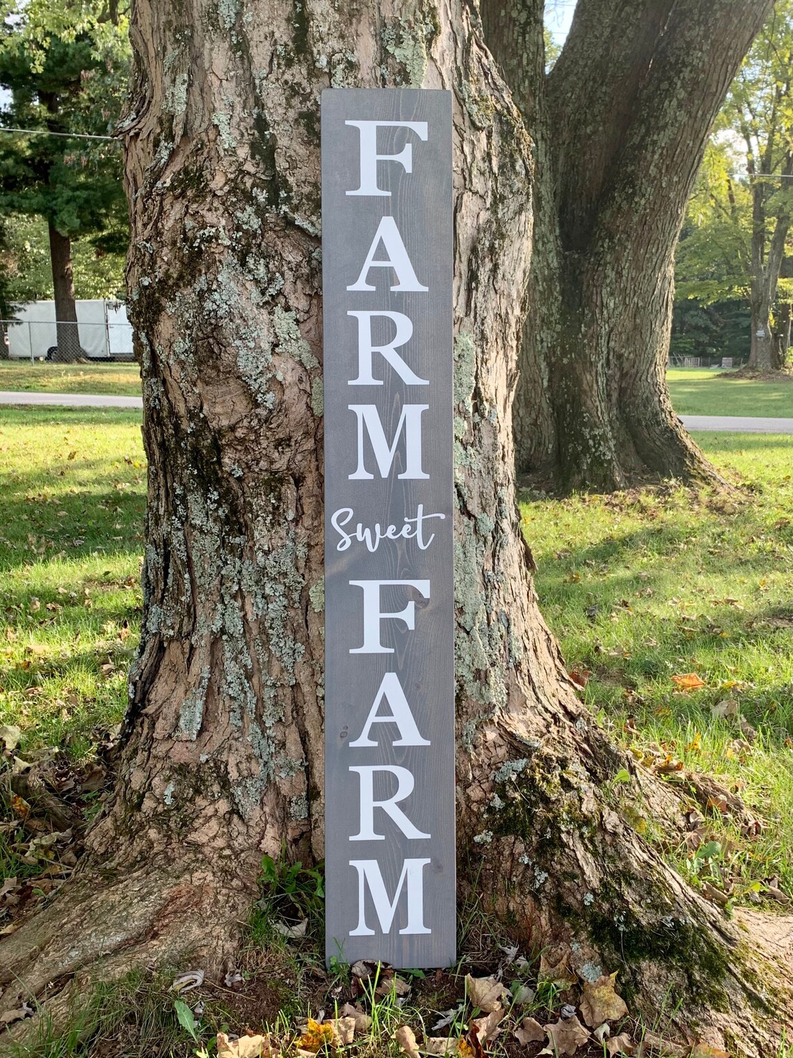 Farmhouse Front Porch Sign | Farm Sweet Farm Sign | Entryway Sign ...