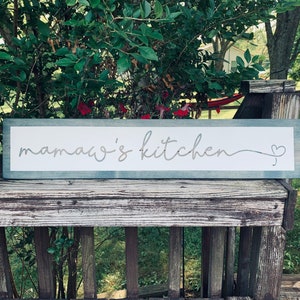 Mamaw’s Kitchen Sign | Gift for Grandma | Grandparent Gift | Grandma’s Kitchen Decor