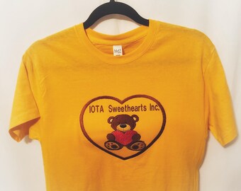 Iota Sweethearts Inc with Teddy Bear and Heart T-shirt