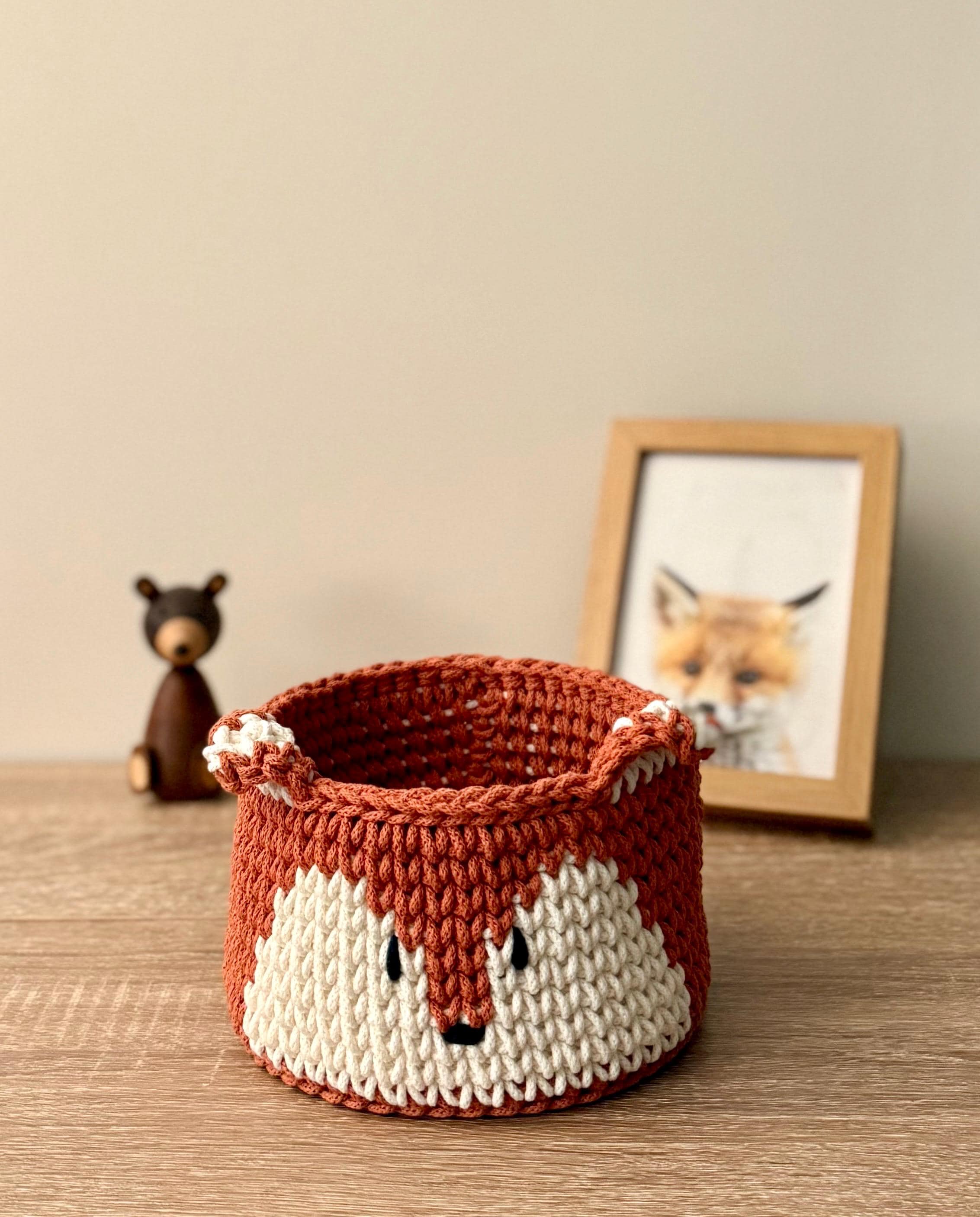 Renard Crocheté à Adopter sur Etsy