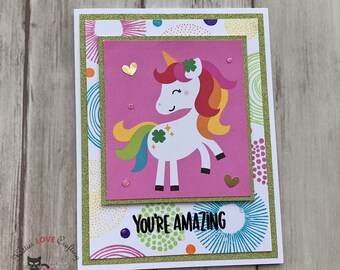 Unicorn Encouragment Card
