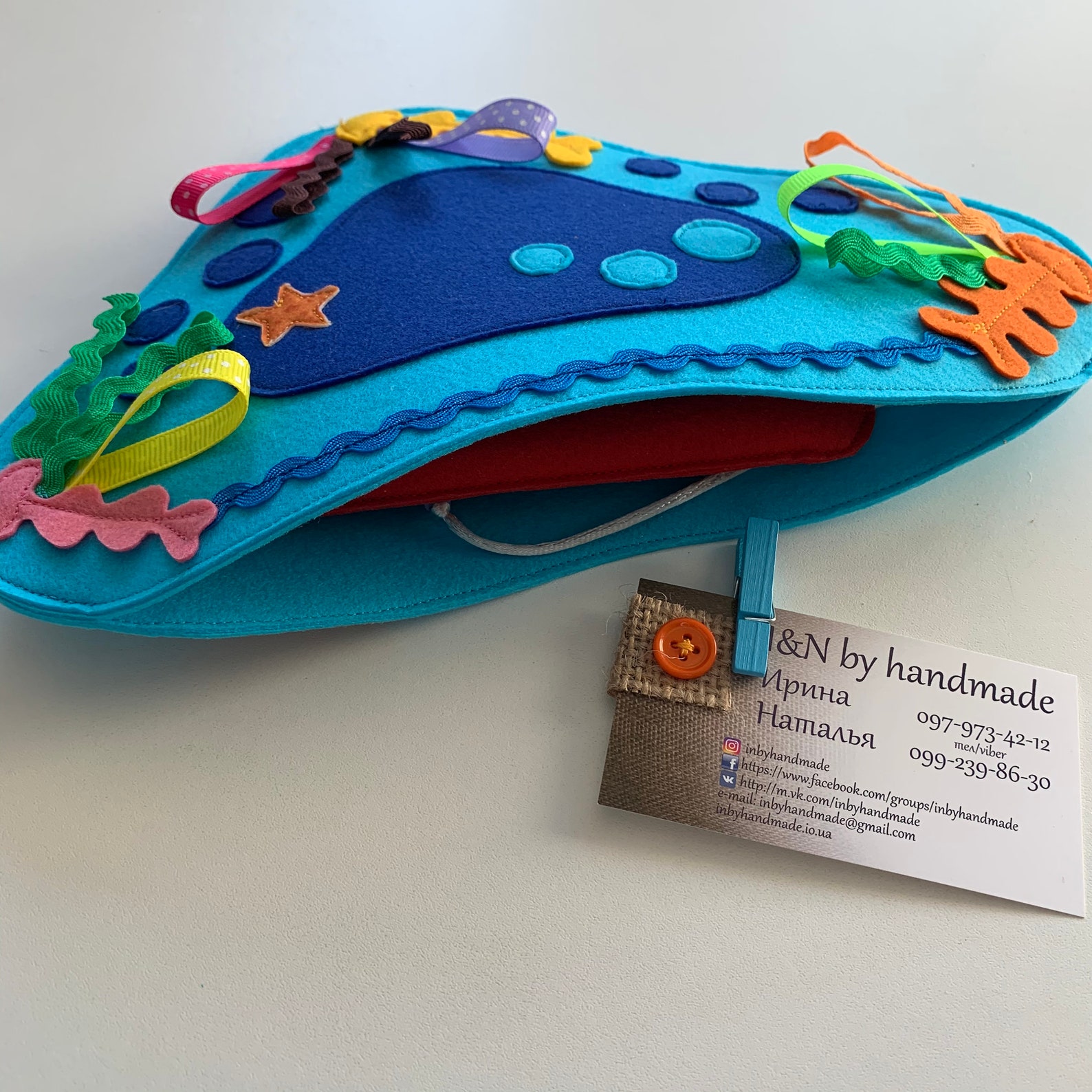 Felt Fishing Game Rod With Play Toy for Girl Etsy