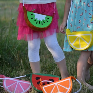 Felt Fruit Crossbody Bag: Novelty Shoulder Bag for Girls