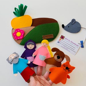 Felt Finger Puppet Theatre: Handmade Fairytale Story Set