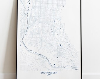 South Ogden Utah Map - Pittsburgh Map Company