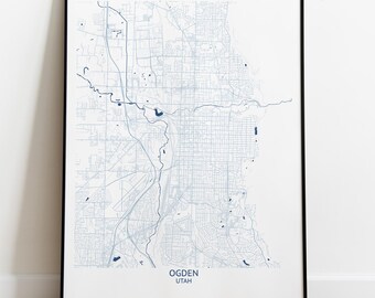 Ogden Utah Map - Pittsburgh Map Company