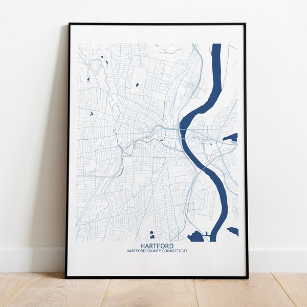 Hartford Connecticut Map - Pittsburgh Map Company