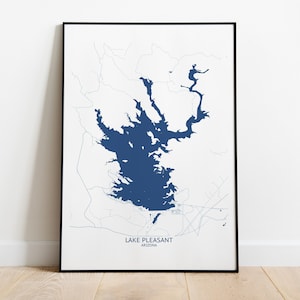 Lake Pleasant Arizona Map - Pittsburgh Map Company