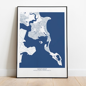 Winthrop MA Map - Pittsburgh Map Company