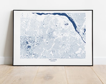 McLean VA Map - Pittsburgh Map Company