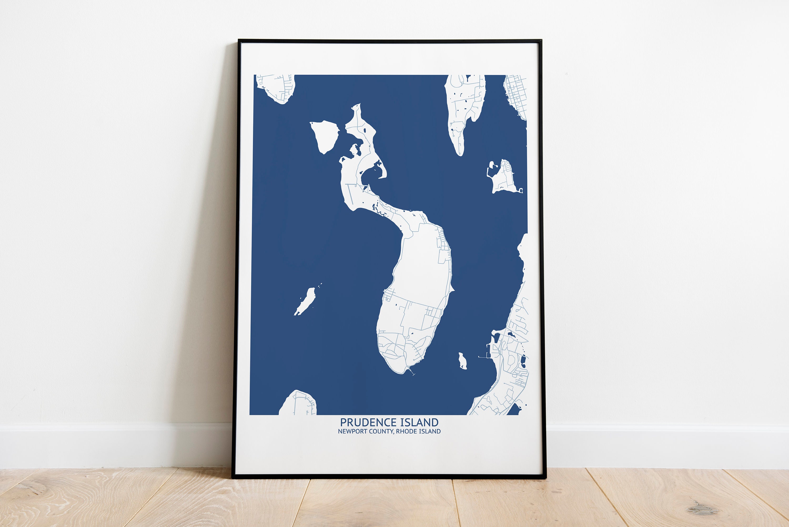 Prudence Island Map - Pittsburgh Map Company - Etsy