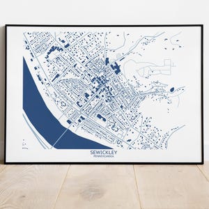 Sewickley PA Map - Pittsburgh Map Company