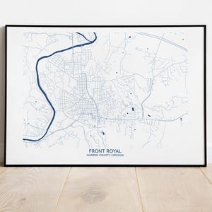 Front Royal Virginia Map - Pittsburgh Map Company
