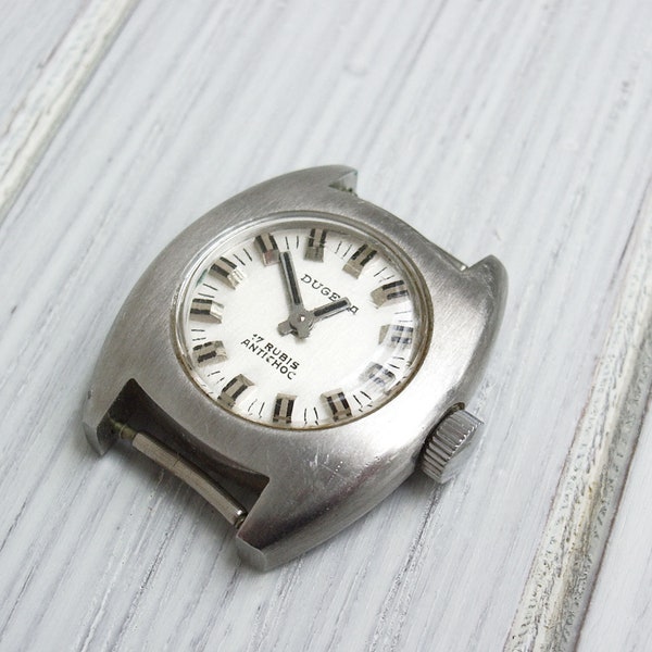 Vintage Uhr Armbanduhr Dugena Sport 70er Jahre