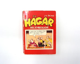 Vintage Hägar der Schreckliche Mini-Taschenbuch Nr. 8 Comic Sammelbuch 80er jahre