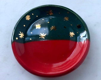 Christmas Lights Ring Dish