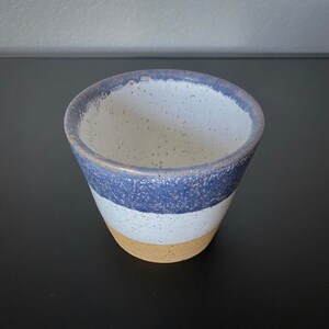 Two Toned Speckled Flower Pot image 5