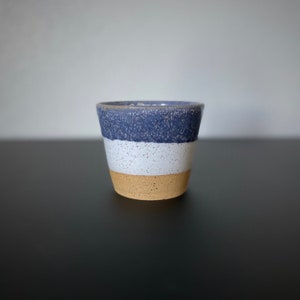 Two Toned Speckled Flower Pot image 1