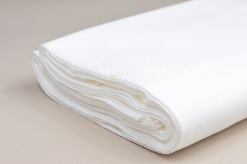 Vtg SARASHI Japonés Algodón Blanco Blanqueado Tradicional Tela de Propósito General Tenugui Toalla Kimono Gasa Muslin POR METRO imagen 10