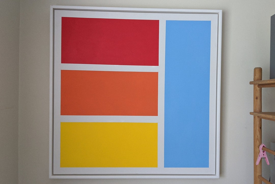 Four Colour Palette (framed) - Etsy
