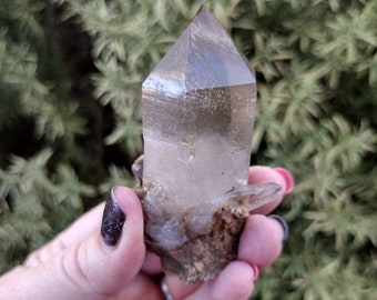 3.47 oz Smoky Quartz Crystal Point with Phantom from Malawi Africa You get this piece!