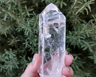 8.22 oz Clear Quartz Crystal Point. Water Clear Quartz Point. You get this piece!