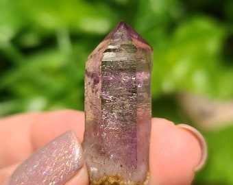 5 Gram Amethyst Crystal Scepter Point from Chibuku Mine, Zambezi Valley, Zimbabwe. S3 You get this piece!