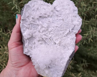 2.17 Lb. Quartz Crystal Cluster on Chalcedony from India. Clear Quartz Spray. You get this piece!