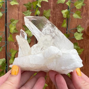 1.06 Lb. Large Colombian Quartz Points Crystal Cluster. You Get This Piece!