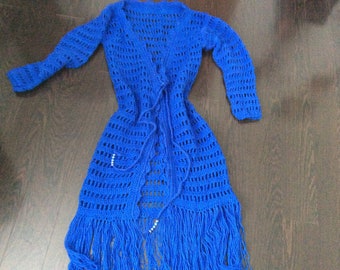 Royal blue cardigan