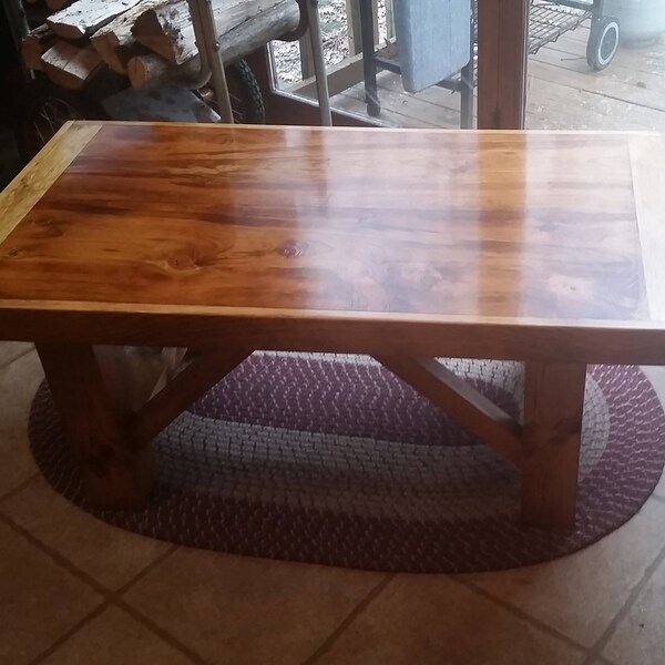 Pine Coffee Table Etsy