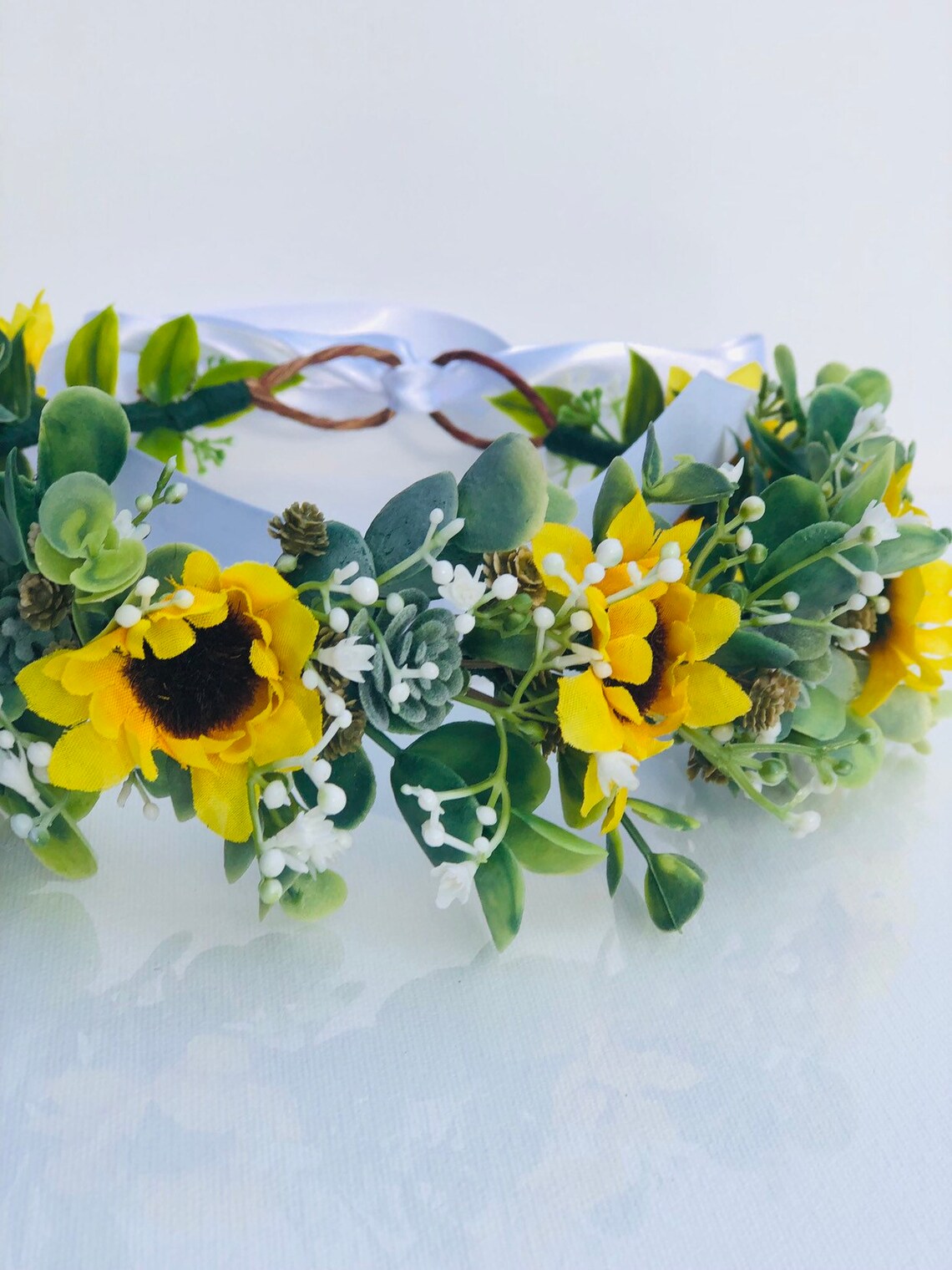 Sunflower Crown Etsy