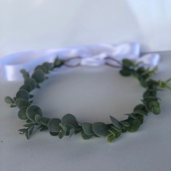 Simple Eucalyptus Flower Crown