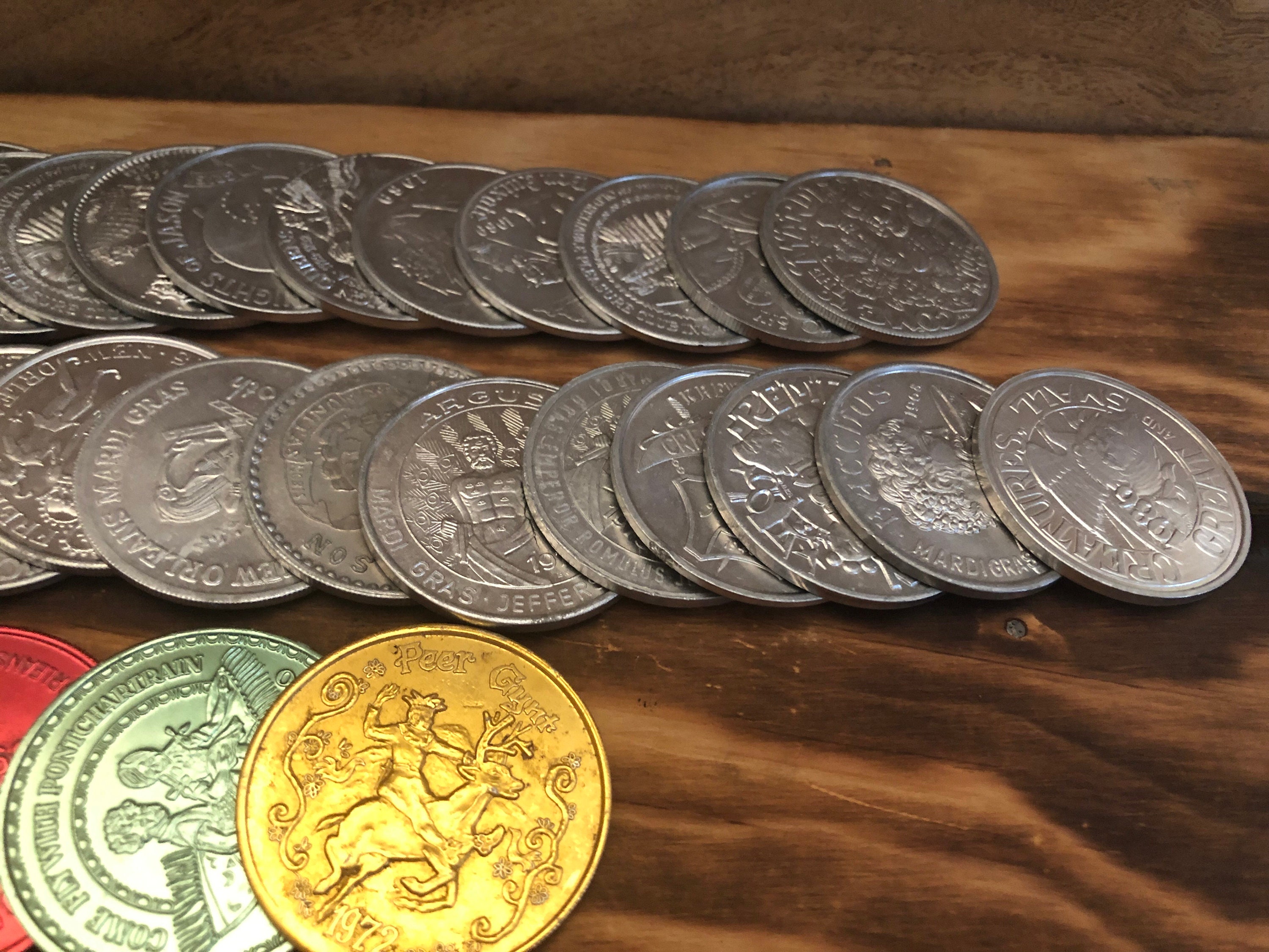 are old mardi gras doubloons worth anything