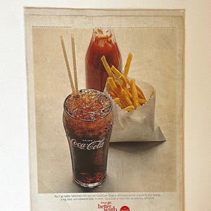Reklama Coca-Coli z targów światowych z 1965 r. w magazynie