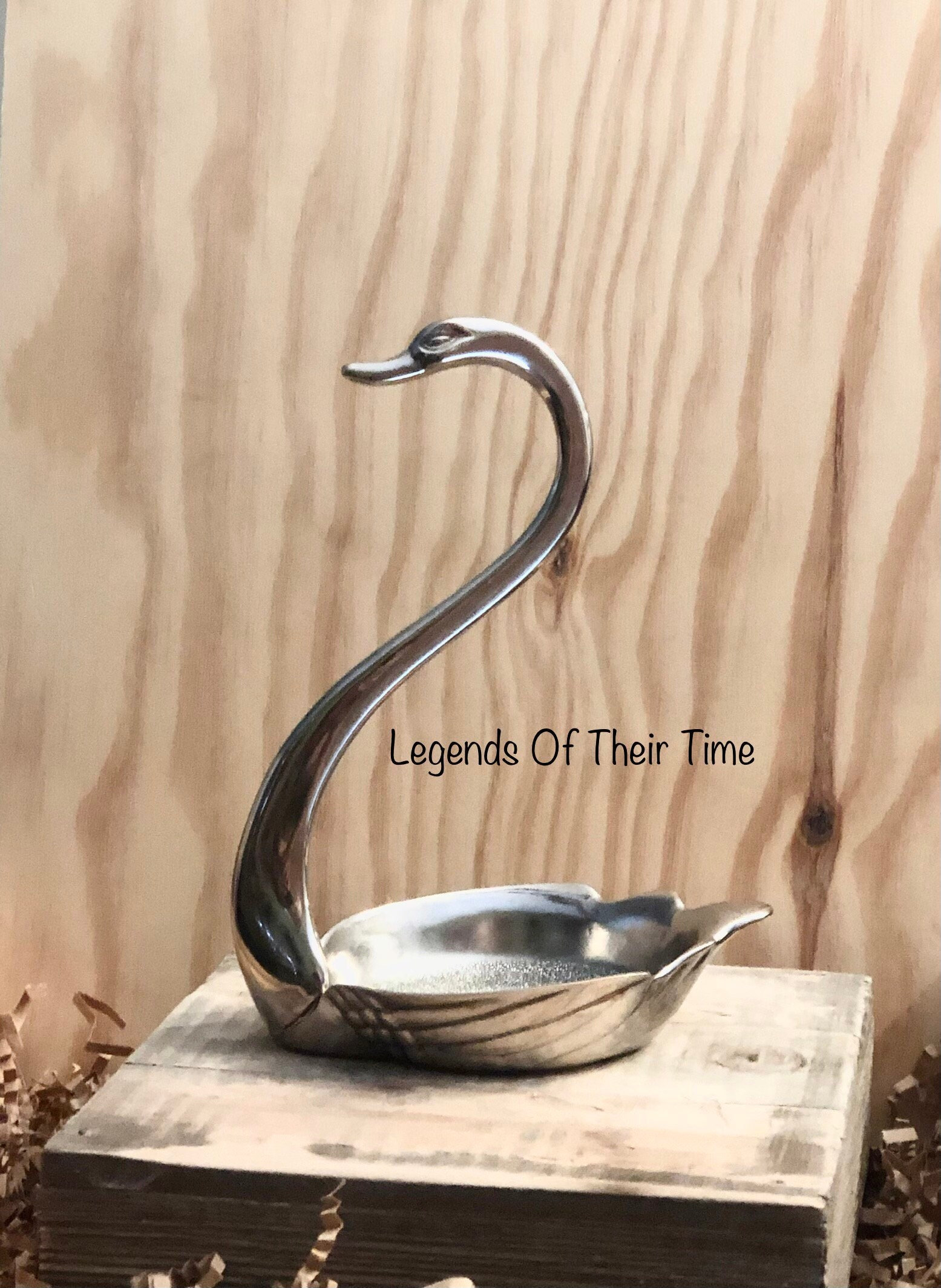 Vintage Swan Condiment Jar Holder: Largentiere Italy Style - Etsy