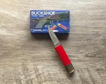 Vintage BUCKSHOT Taschenmesser: 1960er Jahre Valor, Made in Japan