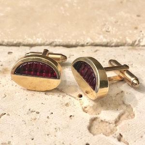 Vintage Kreisler Cufflinks, Kreisler Quality USA, 1/20 12k Gold Filled-Cufflinks, Bullet Closure Cufflink