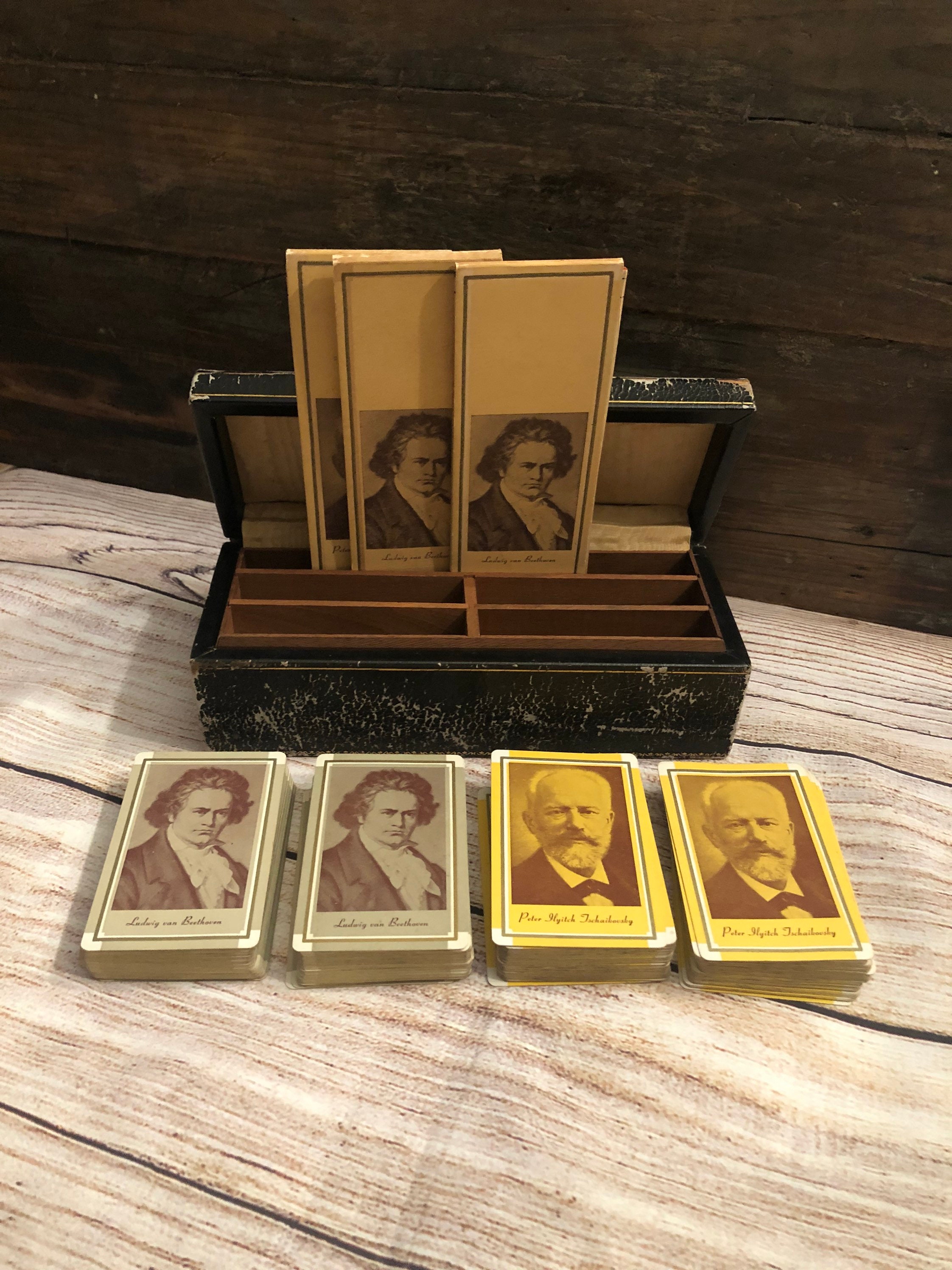 Vintage Deck of Cards With Case From the Boston Music Company Etsy