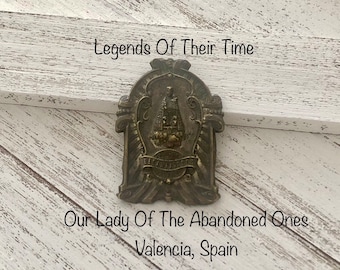Antike Bronze Gedenktafel: Unsere Liebe Frau von den Verlassenen, Spanien (1800)
