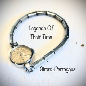 Vintage Girard-Perregaux Ladies Wrist Watch , 1960s Mechanical Analog Watch, Swiss Made