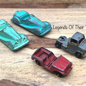 Vintage Toy Cars Midgetoy 1950s, Tootsietoy, 1960&#39;s Die Cast Cars, Rockford Illinois Pat. 2775847