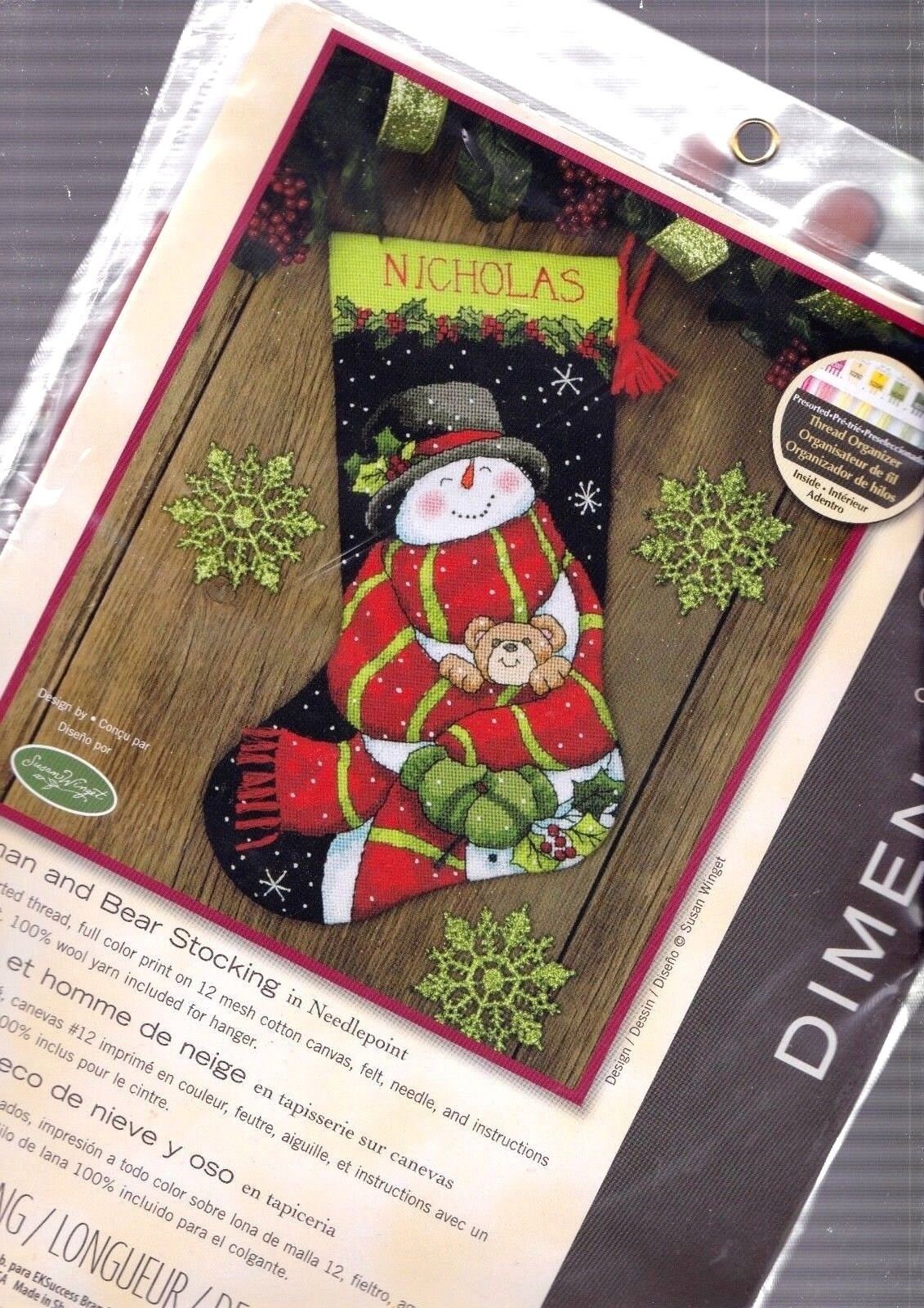 Dimensions Needlepoint Stocking Kit - Etsy