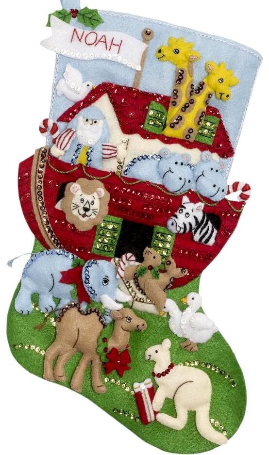 Bucilla Felt Applique 18 Stocking Making Kit, Drummer Boy, Perfect for DIY  Arts and Crafts, 89480E