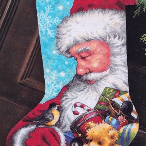 Dimensions Christmas Holiday Needlepoint Stocking Kit,WAITING FOR